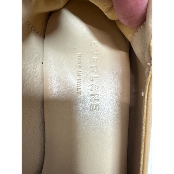 Everlane Womens The Italian Leather Day Heel Slip On Beige‎ Tan Size 7 - Picture 3 of 5